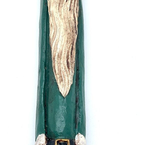 Jim Shore Christmas Pencil Santa Claus Green 1990 11.5” Tall KLE 2509 JS 7 - Picture 6 of 16